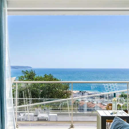 Panoramic Views - Terrace, Sea Views & Pool Appartamento Nazaré