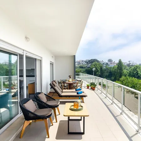 Appartamento Panoramic Views - Terrace, Sea Views & Pool Nazaré