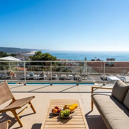 Panoramic Views - Terrace, Sea Views & Pool Nazaré