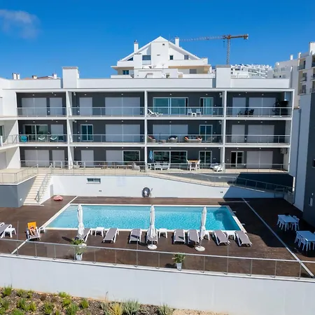 Panoramic Views - Terrace, Sea Views & Pool Apartment Nazare