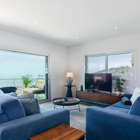 Appartement Panoramic Views - Terrace, Sea Views & Pool Nazaré