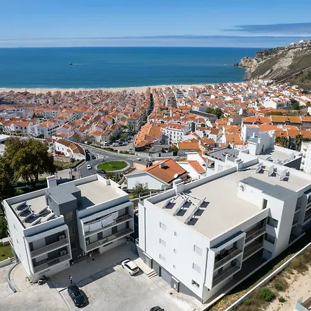 Lejlighed Panoramic Views - Terrace, Sea Views & Pool Nazaré