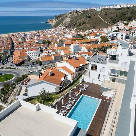 Appartement Panoramic Views - Terrace, Sea Views & Pool Nazaré